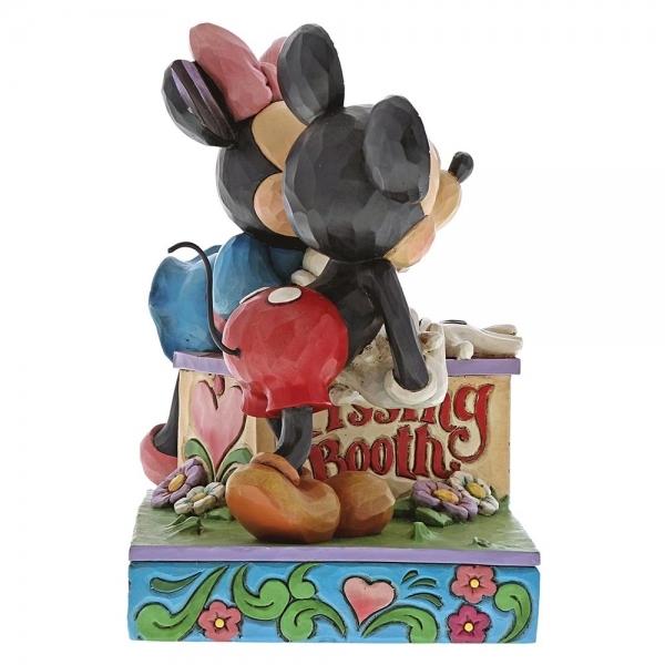 Cork coaster with Mickey & Minnie kissing –