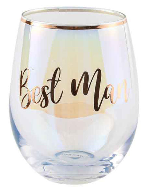 BEST MAN STEMLESS WINE GLASS