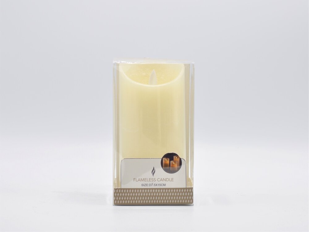 FLICKERING LED CANDLE 16CM