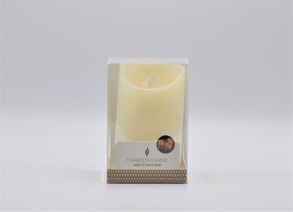 FLICKERING LED CANDLE 13CM