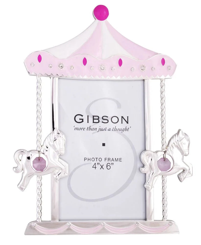 Baby Girl Carousel Frame 4X6