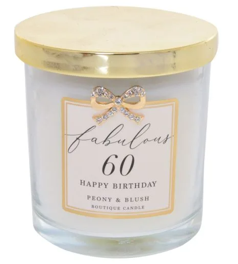 Jewelled 60Th Birthday Candle