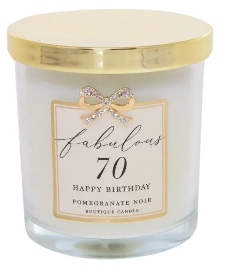 Jewelled 70Th Birthday Candle