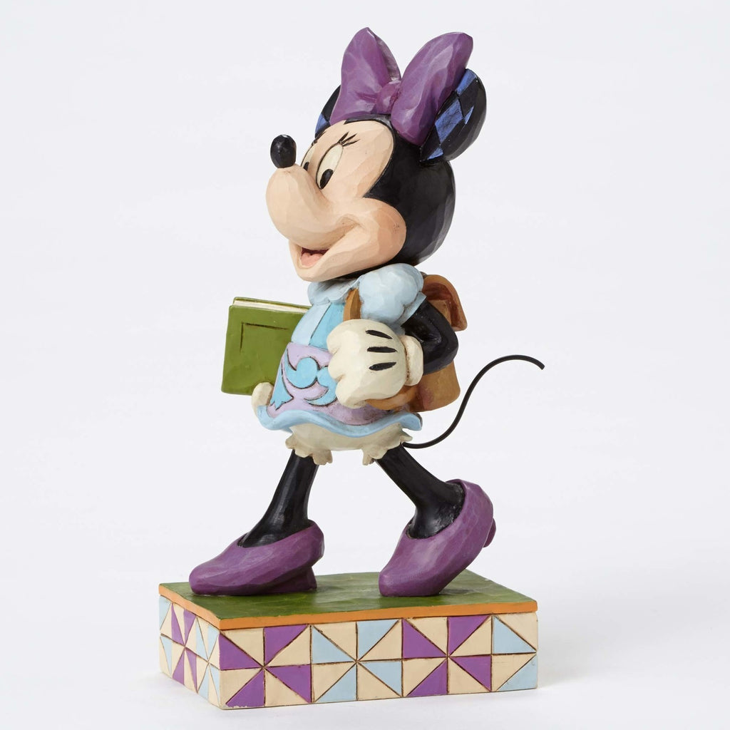 JIM SHORE DISNEY TRADITIONS - MINNIE MOUSE - TOP OF THE CLASS FIGURINE