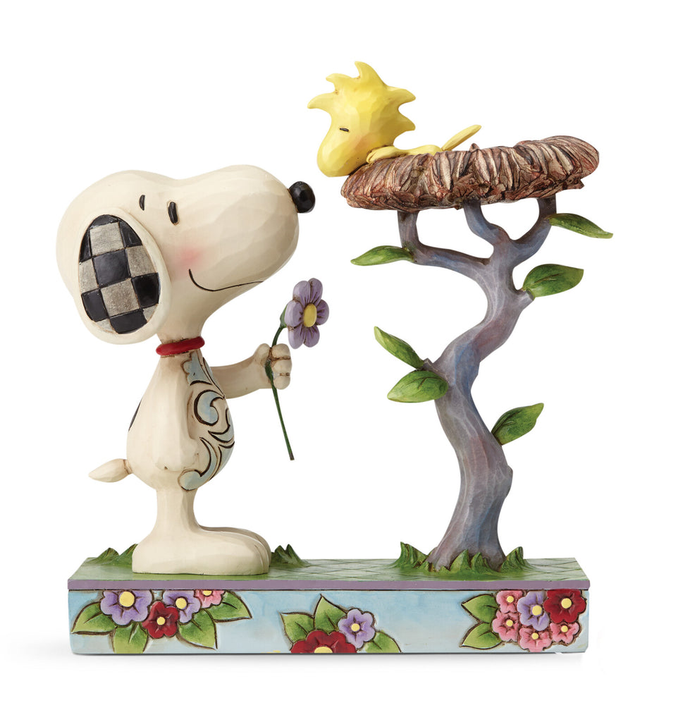 Peanuts by Jim Shore - 17cm/6.75" Snoopy with Woodstock in Nest