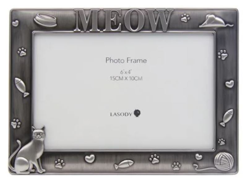 Meow Cat Frame 6 X 4