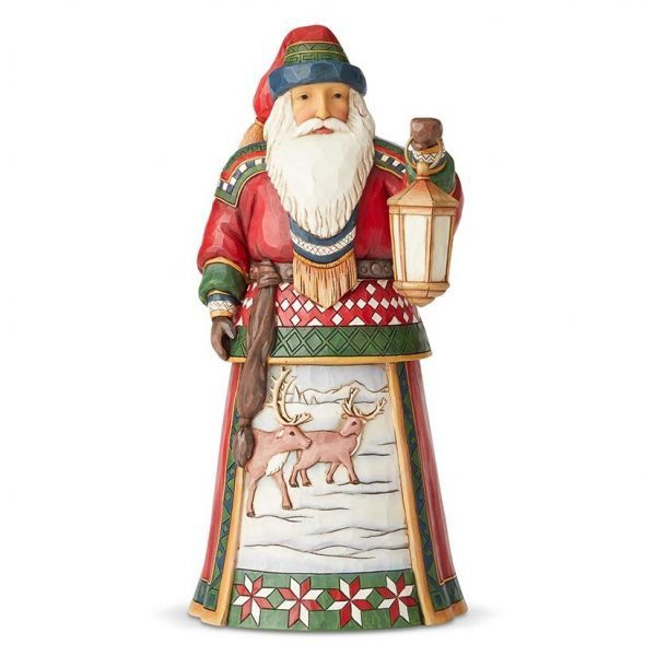Jim Shore Heartwood Creek Lapland Santa with Lantern