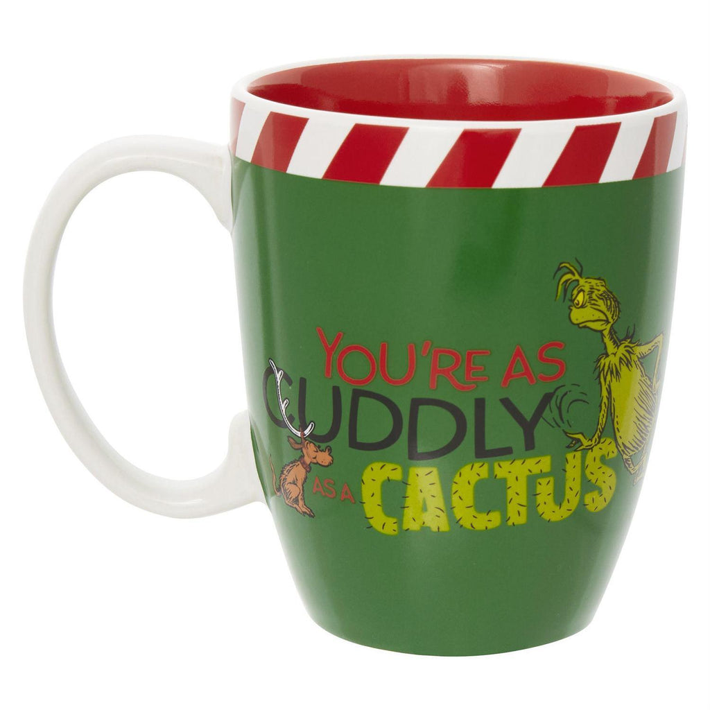 (Pre Order) D56 Grinch - 11cm/4.25" Cuddly As A Cactus Mug