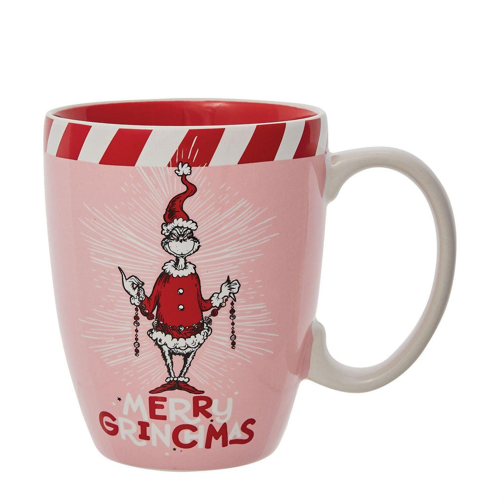 (Pre Order) D56 Grinch - 11cm/4.25" Pink Merry Grinchmas Mug