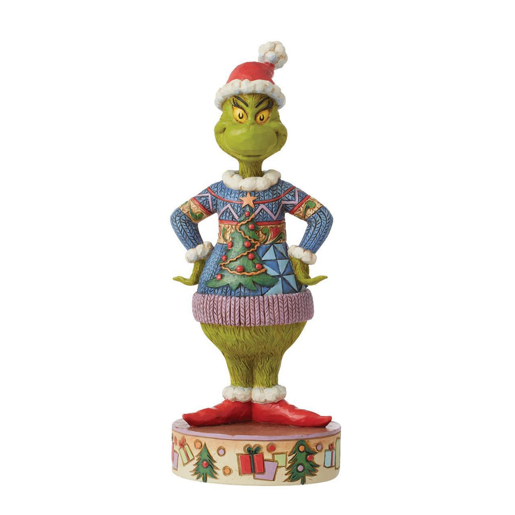 Grinch by Jim Shore - 22cm/8.7" Grinch Wearing Ugly Sweater