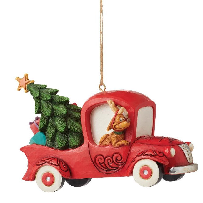 Grinch by Jim Shore - 7.5cm / 3" Grinch Red Truck HO
