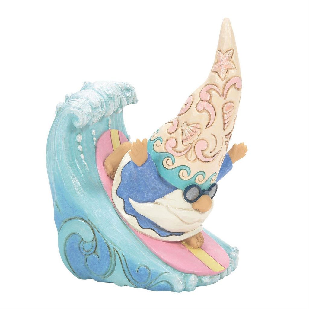 (Pre Order) Heartwood Creek - 14cm/5.5" Surfing Gnome Coastal Christmas, Surf Like There's Gnome Tomorrow