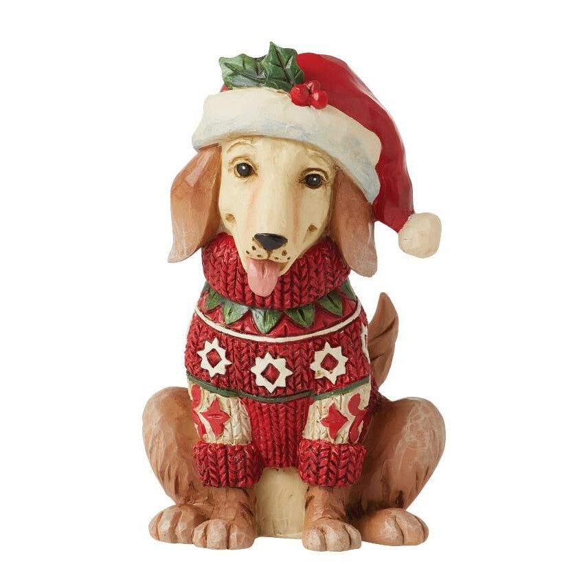 (Pre Order) Heartwood Creek - 9cm/3.5" Mini Christmas Dog
