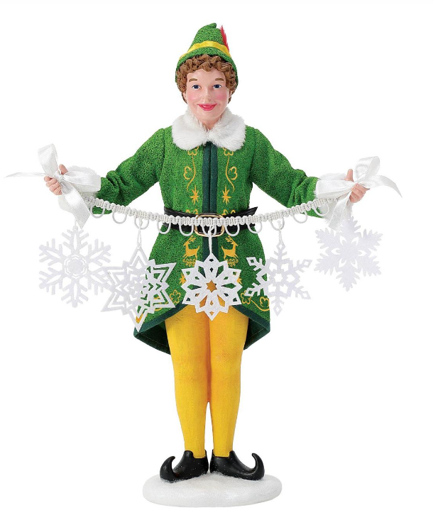 Elf The Movie Figurine- Buddy Making Snowflakes