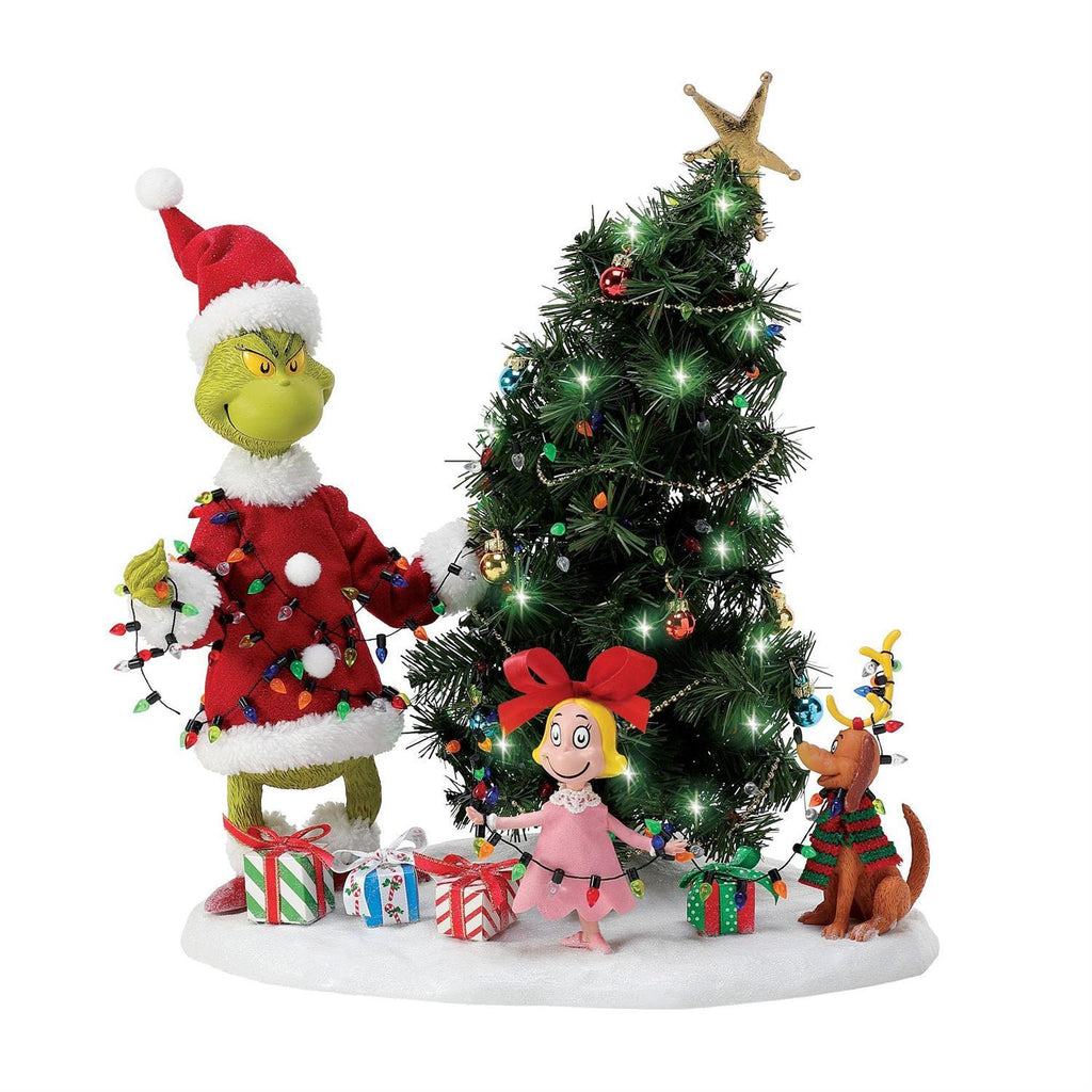 (Pre Order) D56 Possible Dreams - 35.5cm/14" Who-Ville Tree Trimming Party