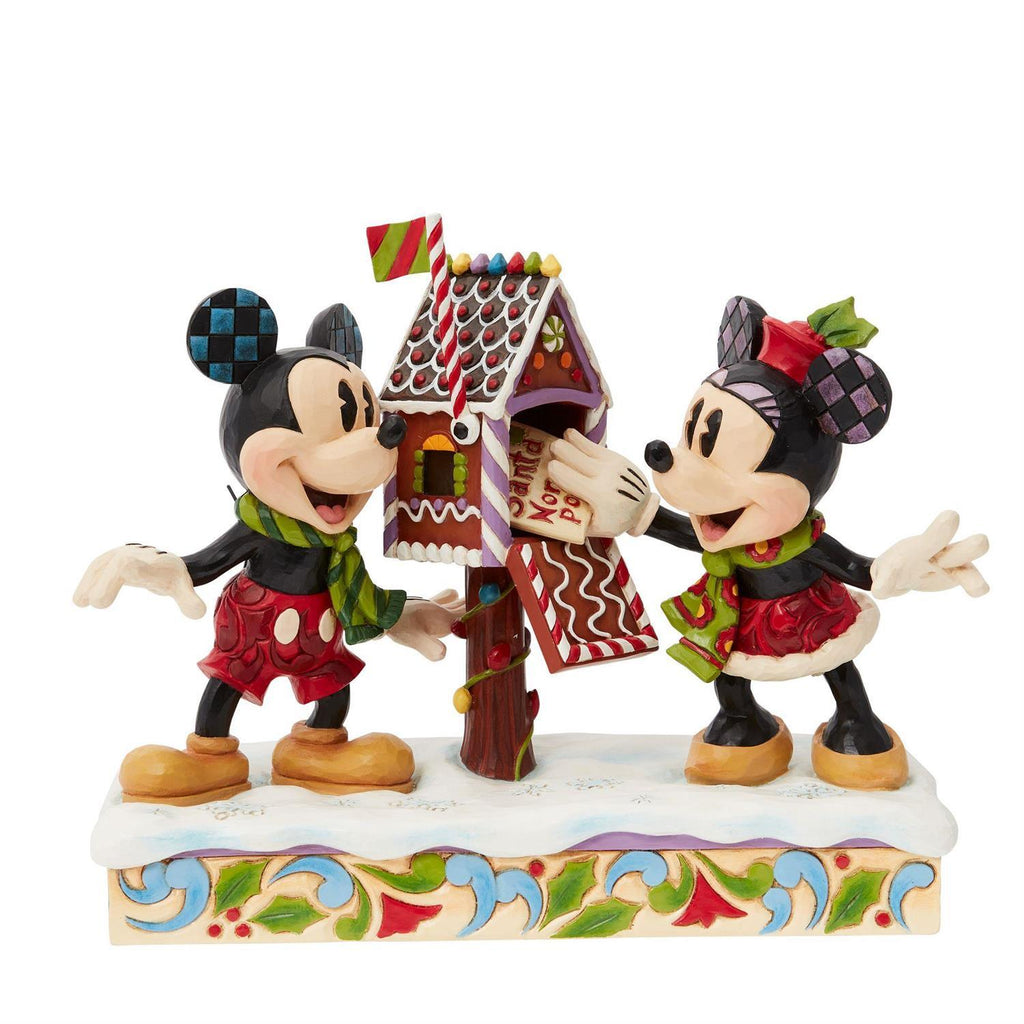 (Pre Order) Disney Traditions - 18cm/7" Mickey & Minnie Letters to Santa