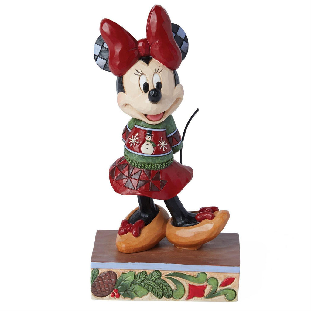(Pre Order) Disney Traditions - 14cm/5.6" Minnie in Christmas Sweater