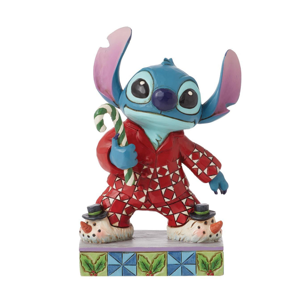 (Pre Order) Disney Traditions - 11.5cm/4.6" Stitch In Christmas PJs
