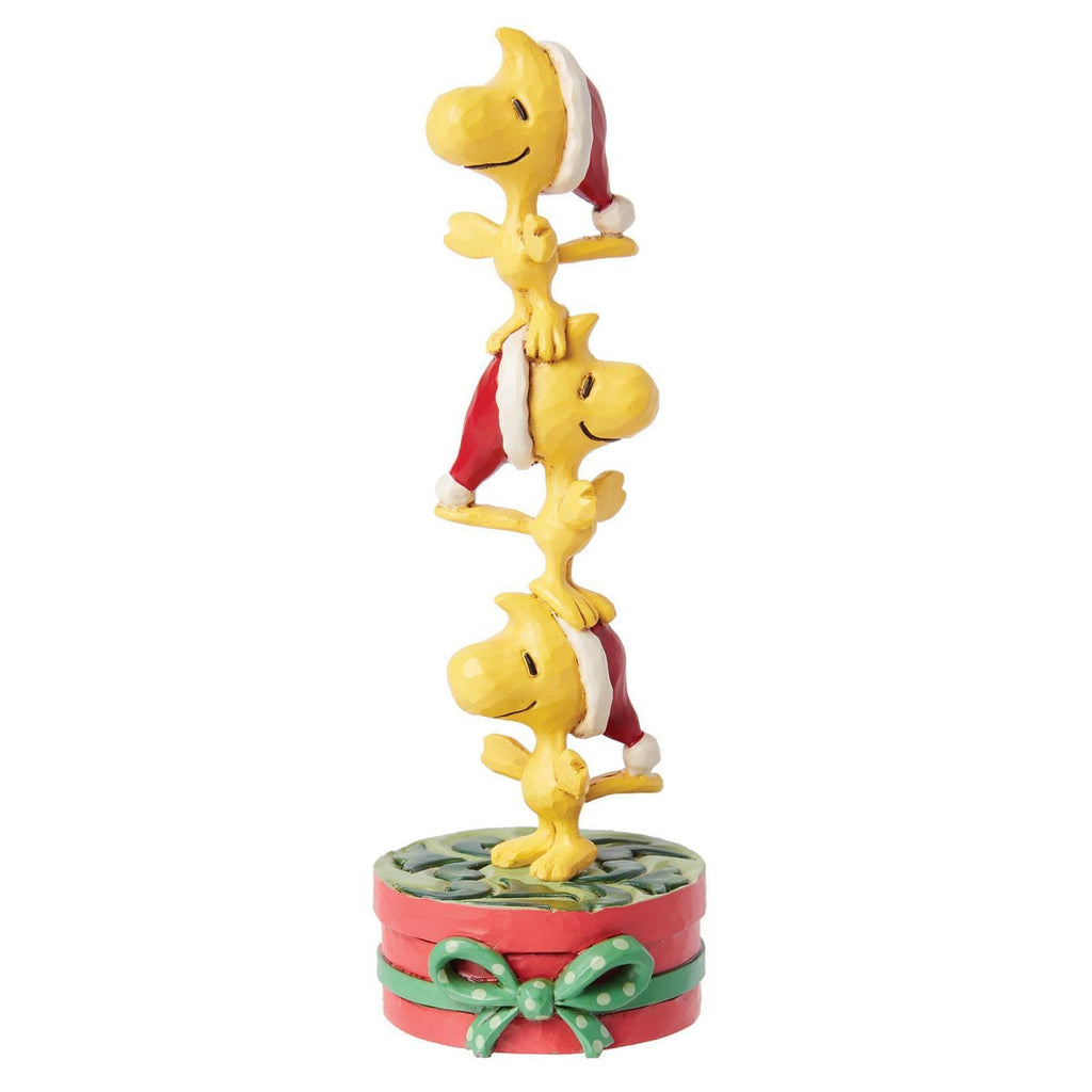 (Pre Order) Peanuts by Jim Shore - 10.5cm/4.1" Woodstock Stacked