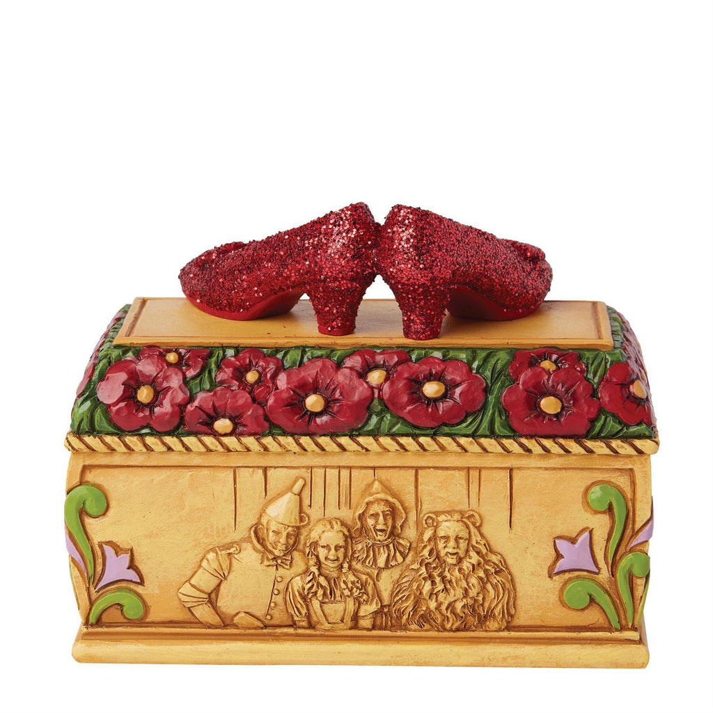 Wizard of Oz by Jim Shore - 9m/3.5" Ruby Slippers Trinket Box