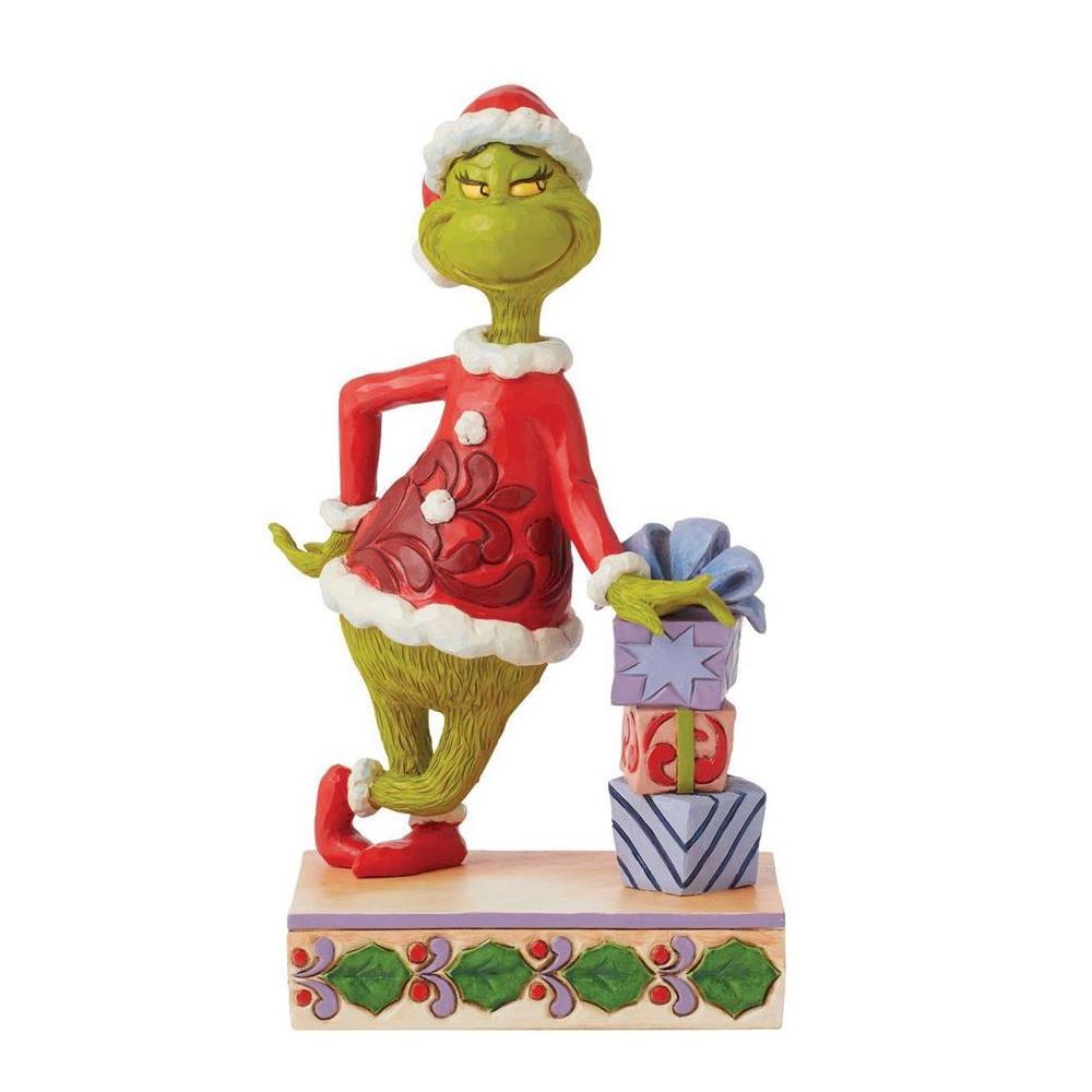 (Pre Order) Grinch by Jim Shore - 20cm/8" Grinch With Presents