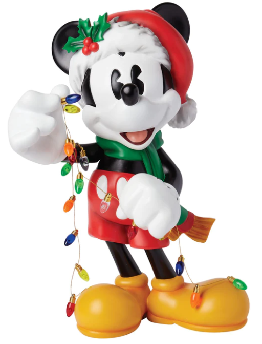 (Pre Order) Holiday Mickey Big Figurine by Disney Showcase