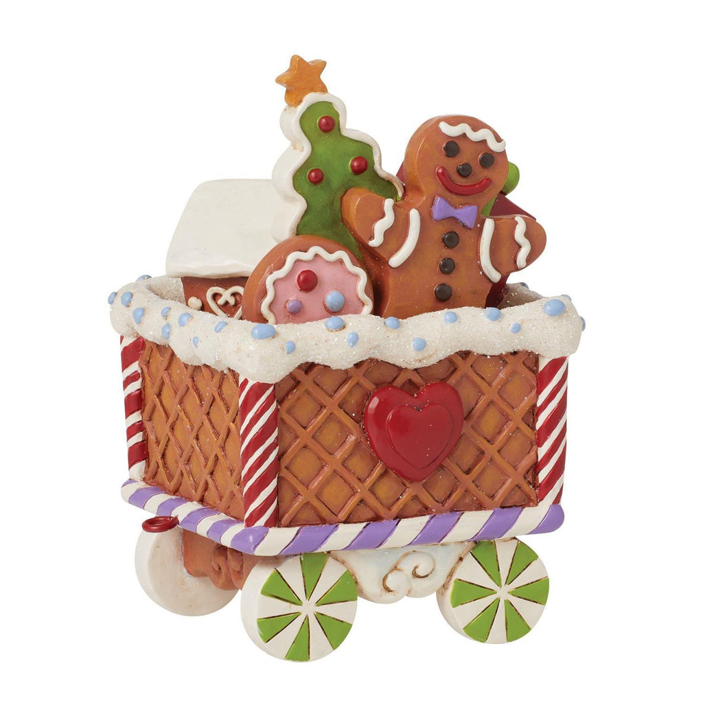 (Pre Order) Jim Shore Heartwood Creek - 12.7cm Gingerbread Train Car