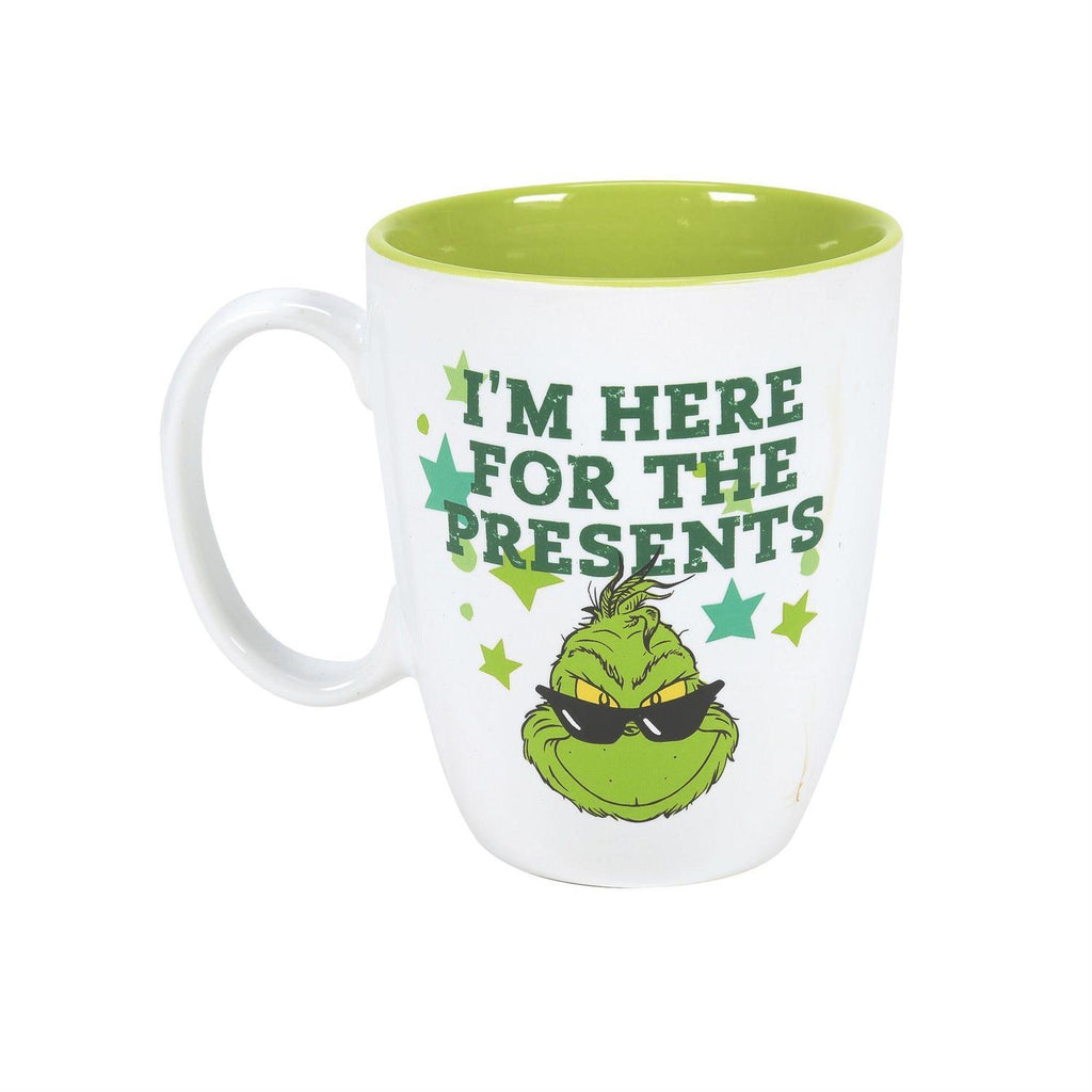 (Pre Order) D56 Grinch - 11cm/4.25" Here For The Presents Mug