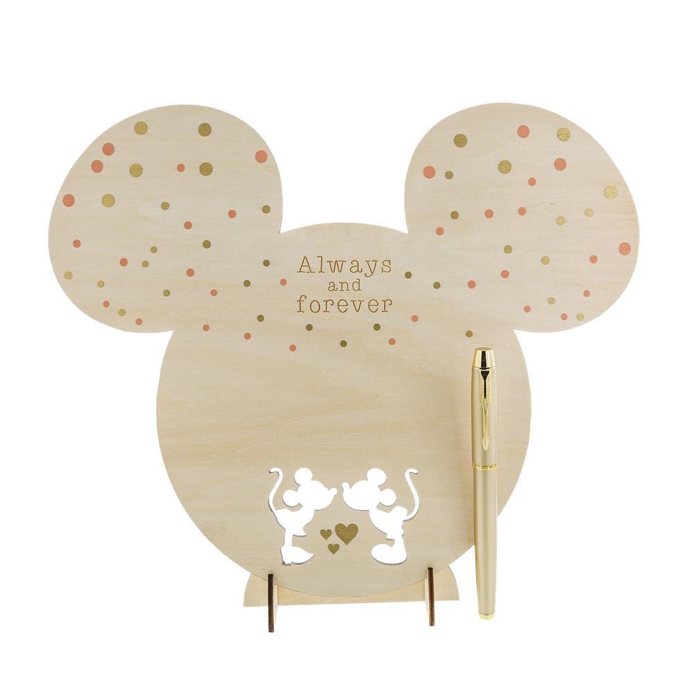 Enchanting Disney - 25cm/10" Mickey & Minnie Plaque