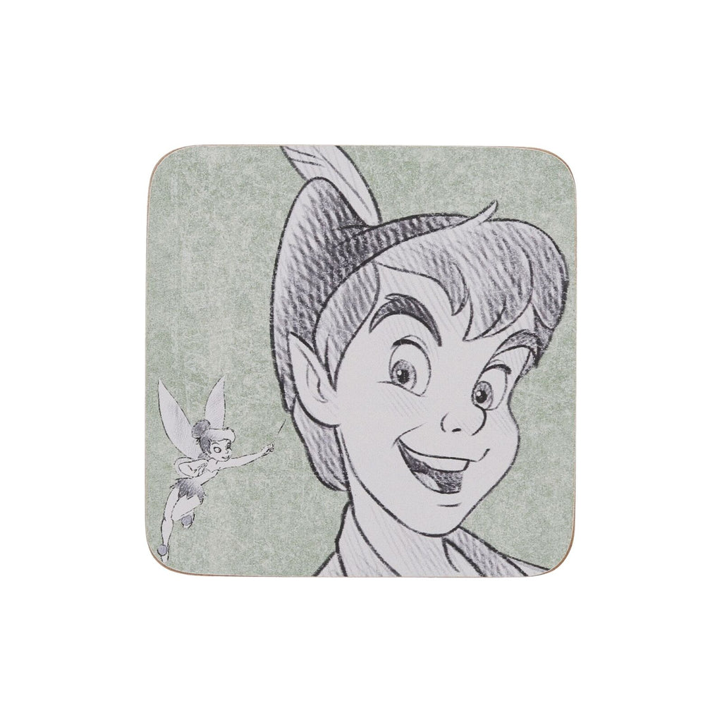 Disney Home - 9.5cm/3.74" Peter Pan Coasters