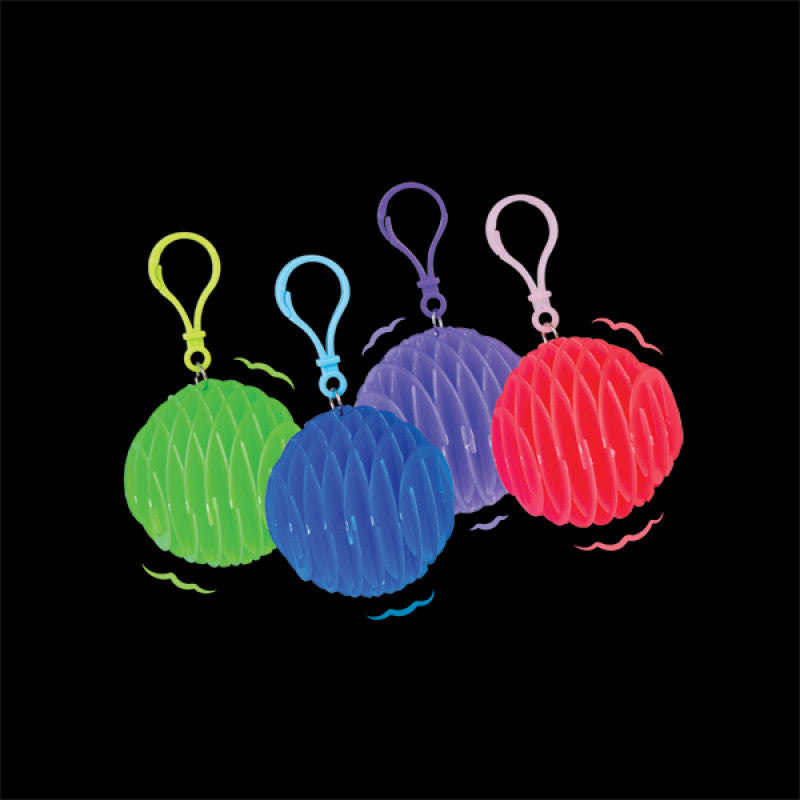 Glow in the Dark Keychain Flexi Worm (Single Item & Random Colour)