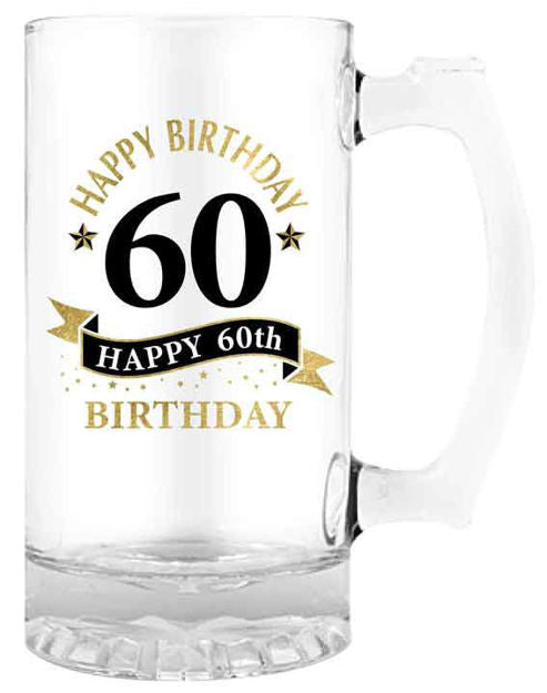 60TH BIRTHDAY BEER STEIN