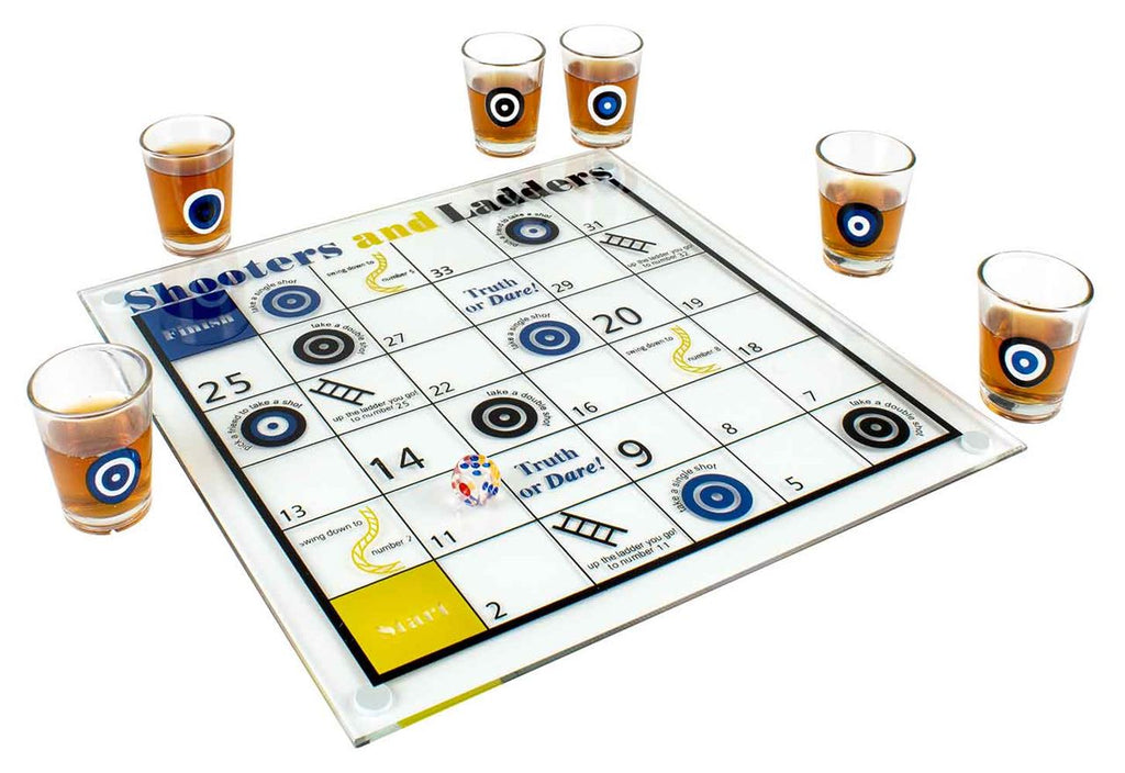 DRINKING GAME SHOOTERS AND LADDERS