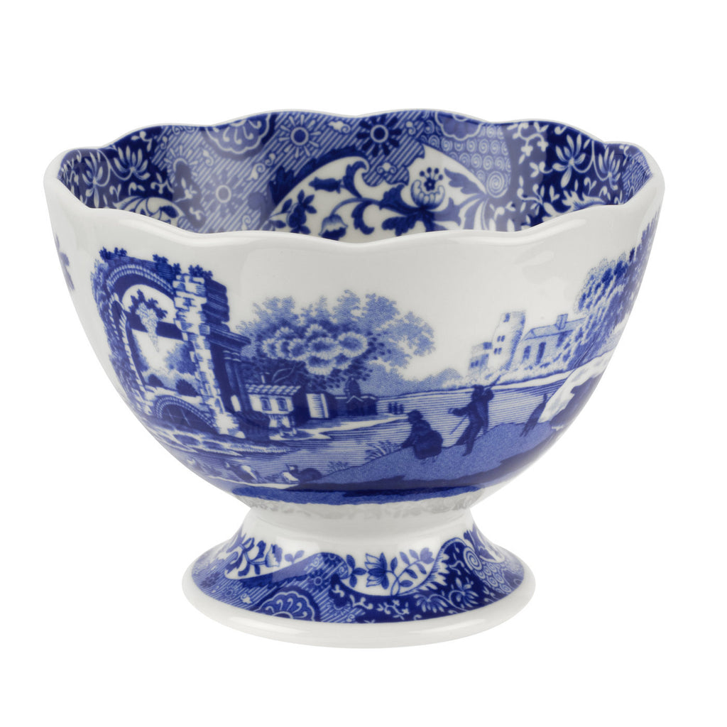 Spode Blue Italian - 12cm Footed Dish