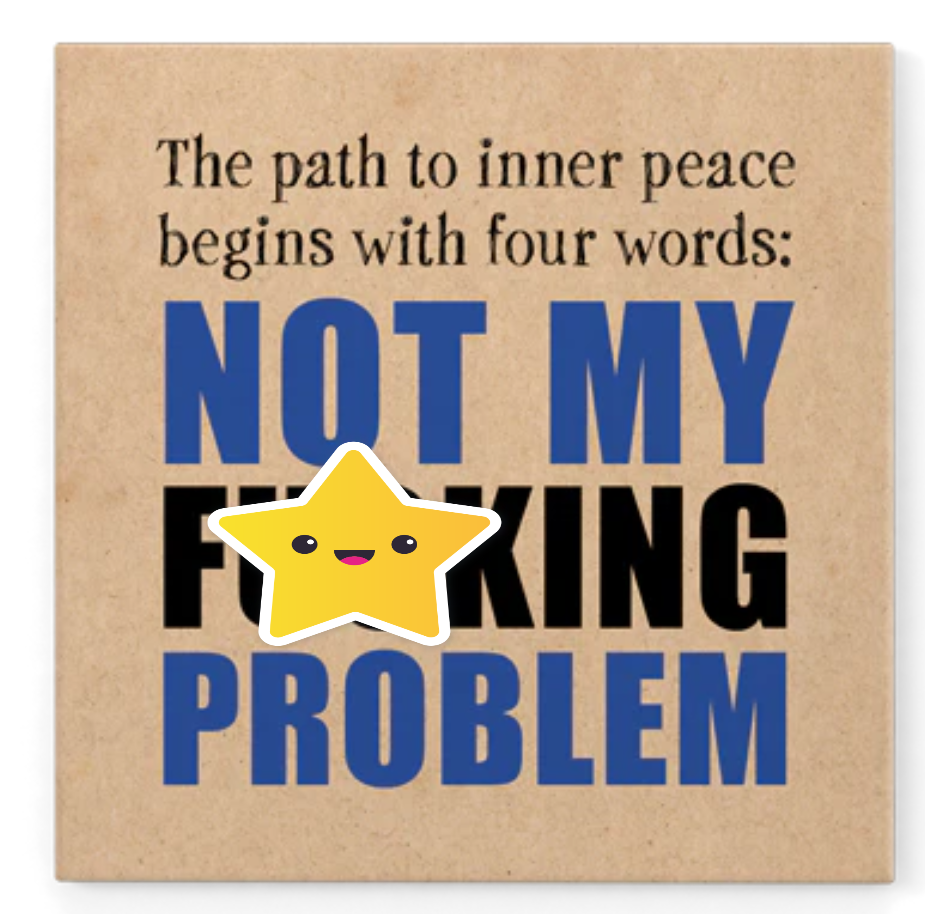 THE PATH TO INNER PEACE - DEFAMATIONS MAGNET