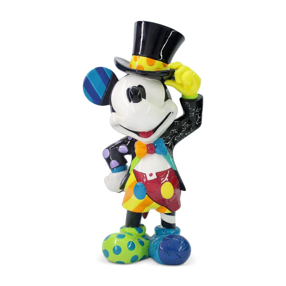 Disney Britto- MICKEY MOUSE WITH TOP HAT FIGURINE - LARGE