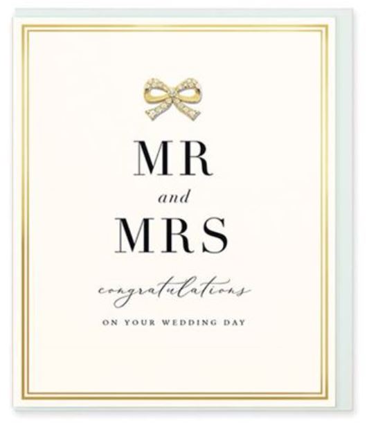 Mr and Mrs Bow Greeting Card