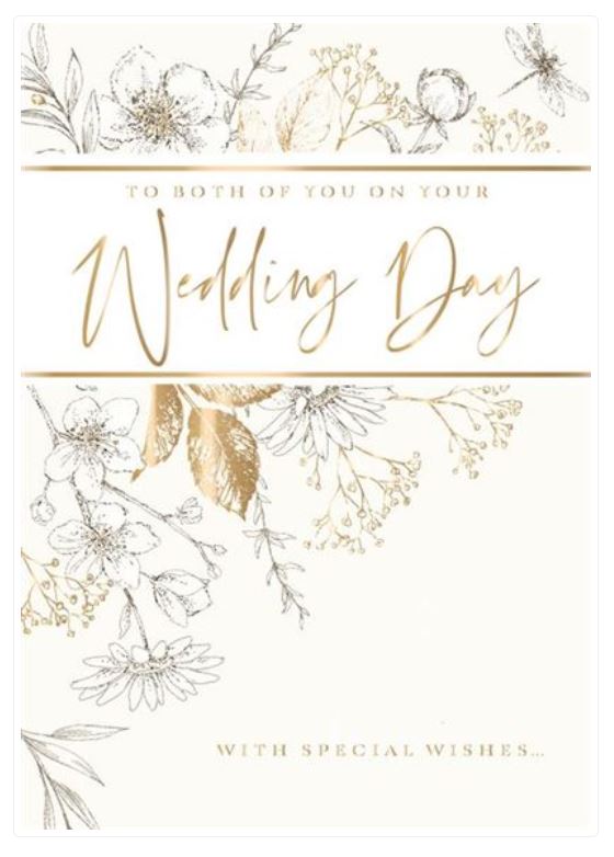 With Special Wishes Wedding Greeting Card