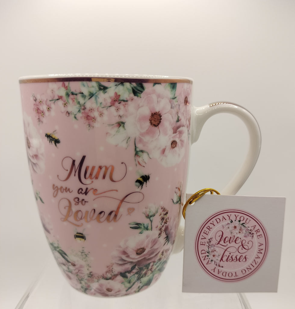 Mum pretty in pink mug
