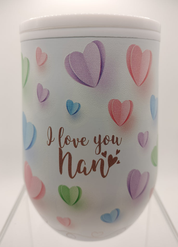 Nan sweet heart double walled thermos mug