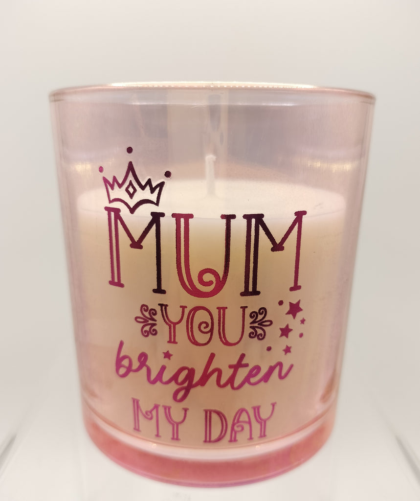 Mum pink candle