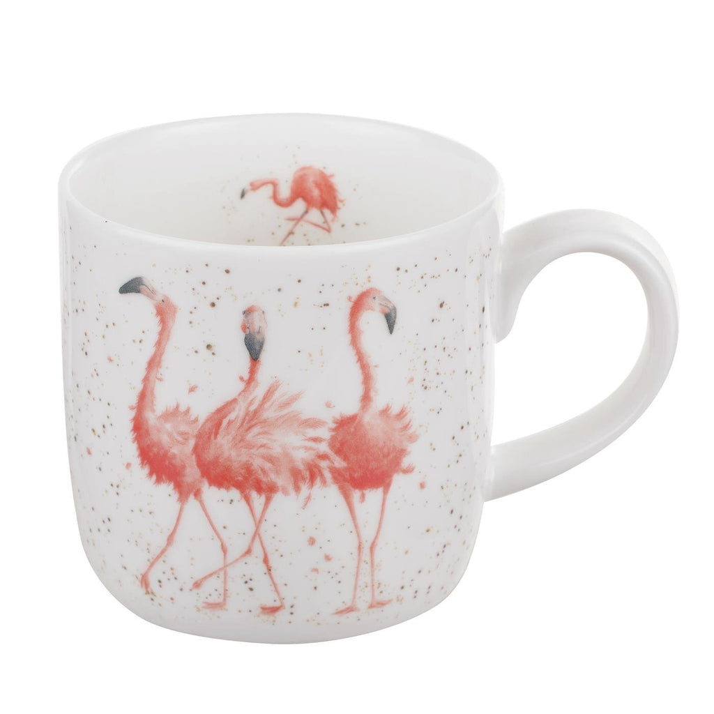 Royal Worcester Wrendale Designs - 0.31L/11Fl.oz Flamingo Mug