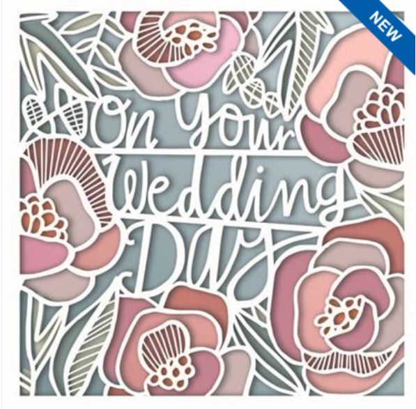 Wedding Floral Pattern Greeting Card