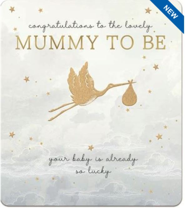 Mother to Be Stork Greeting Card