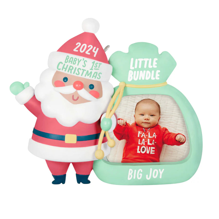(Wishlist) Hallmark 2024 Keepsake — Little Bundle Big Joy 2024 Photo Frame Ornament