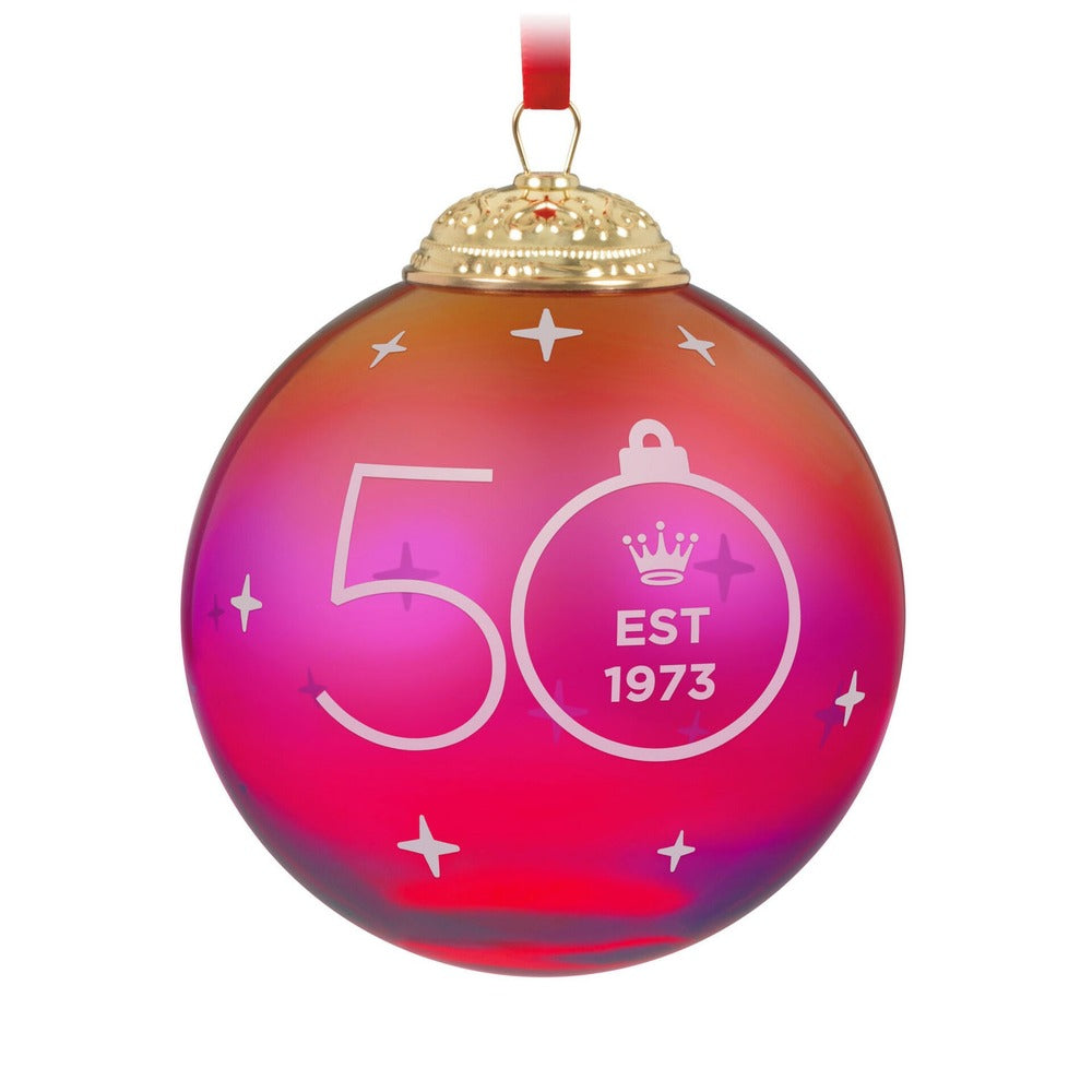 2023 Hallmark Keepsake Ornament 50th Anniversary Commemorative Special Edition