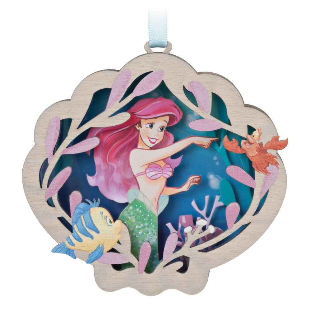 2023 Hallmark Keepsake Ornament Disney The Little Mermaid Ariel And Friends Papercraft