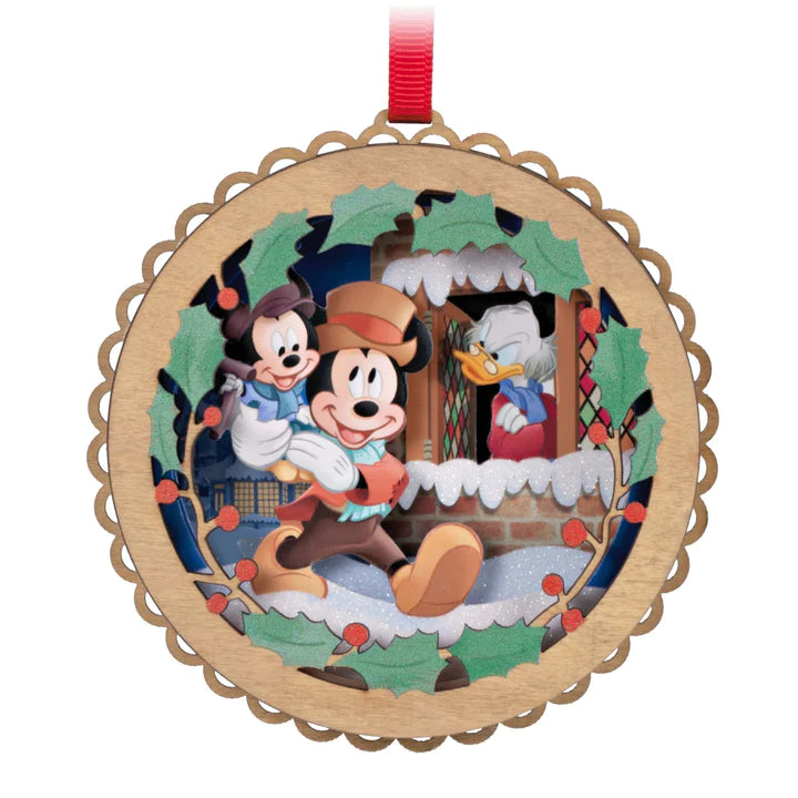 Disney Mickey's Christmas Carol 40th Anniversary (Papercraft) - 2023 Hallmark Keepsake Christmas Ornament