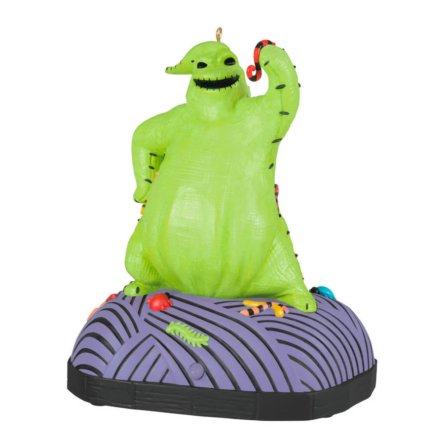 Hallmark 2024 Keepsake — Disney Tim Burton's The Nightmare Before Christmas Oogie Boogie Ornament With Sound and Motion