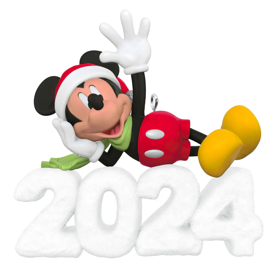 (Pre Order) Hallmark 2024 Keepsake — Disney Mickey Mouse A Year of Disney Magic 2024 Ornament